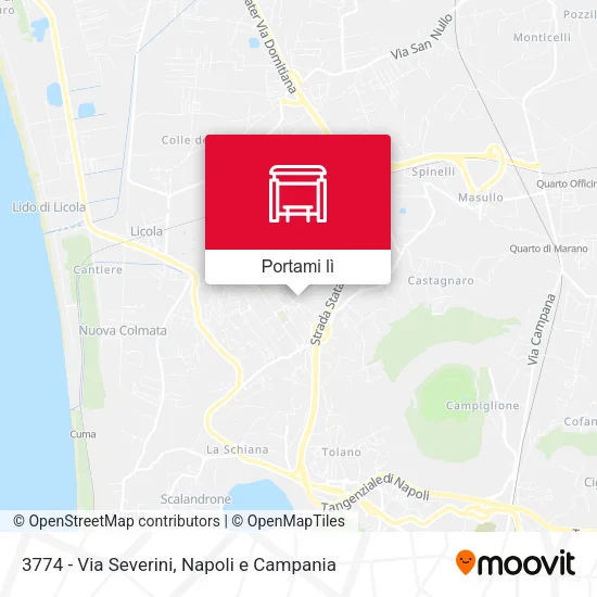 Mappa 3774 - Via Severini