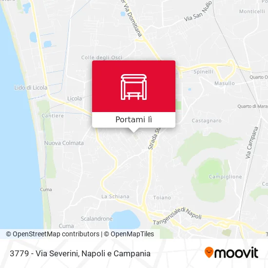 Mappa 3779 - Via Severini