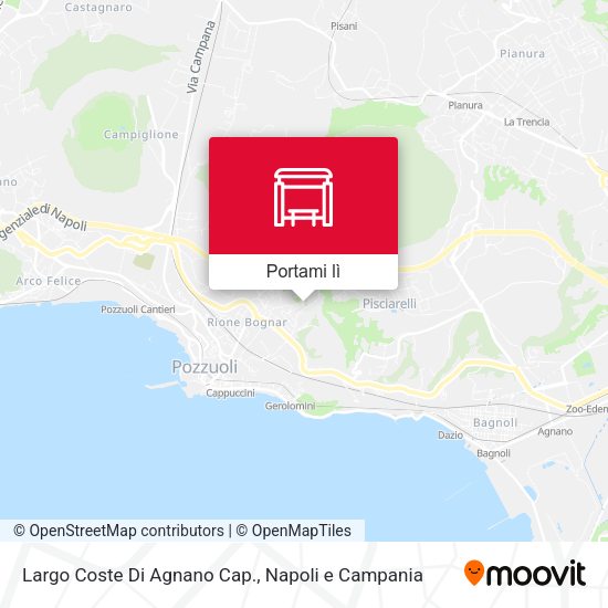 Mappa Largo Coste Di Agnano Cap.