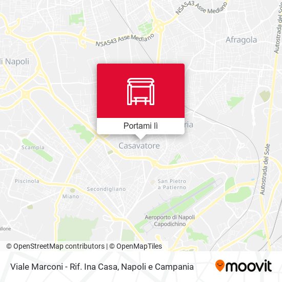 Mappa Viale Marconi - Rif. Ina Casa