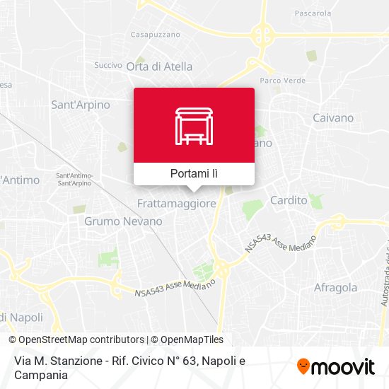 Mappa Via M. Stanzione - Rif. Civico N° 63