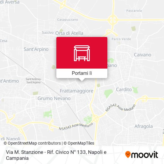 Mappa Via M. Stanzione - Rif. Civico N° 133