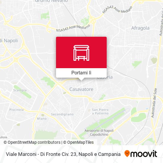 Mappa Viale Marconi - Di Fronte Civ. 23