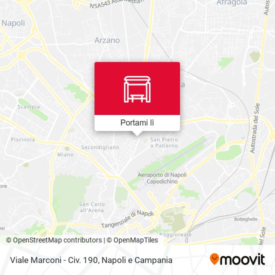 Mappa Viale Marconi - Civ. 190