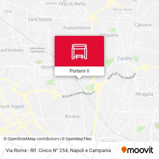 Mappa Via Roma - Rif. Civico N° 254