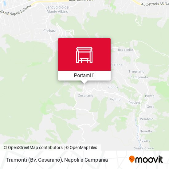 Mappa Tramonti (Bv. Cesarano)
