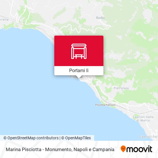 Mappa Marina Pisciotta - Monumento
