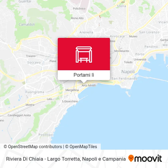 Mappa Riviera Di Chiaia - Largo Torretta