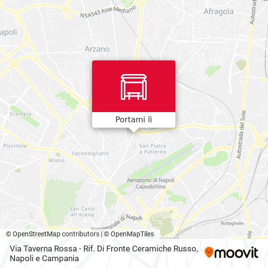 Mappa Via Taverna Rossa - Rif. Di Fronte Ceramiche Russo
