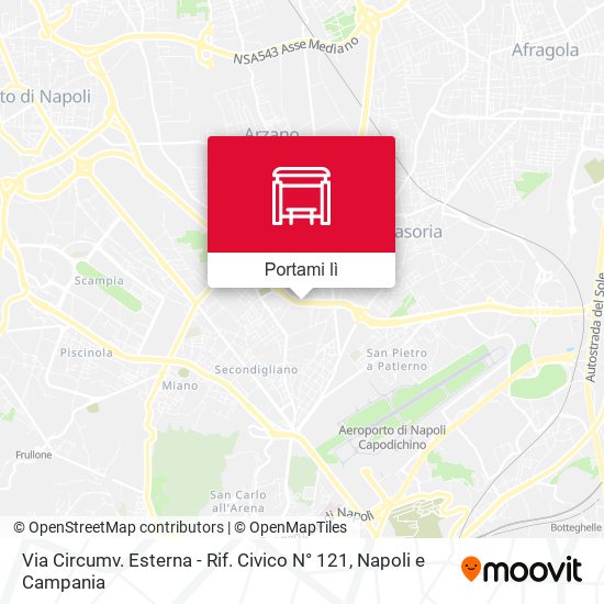 Mappa Via Circumv. Esterna - Rif. Civico N° 121
