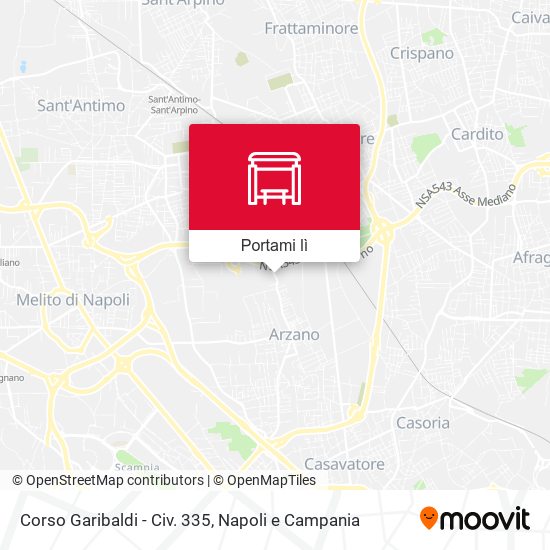Mappa Corso Garibaldi - Civ. 335