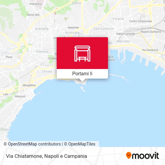 Mappa Via Chiatamone
