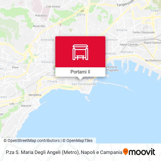 Mappa P.za S. Maria Degli Angeli (Metro)