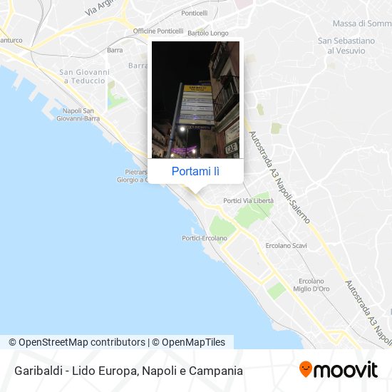 Mappa Garibaldi - Lido Europa