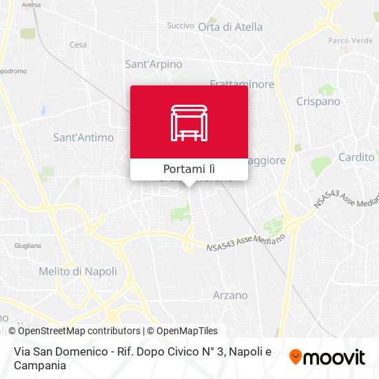 Mappa Via San Domenico - Rif. Dopo Civico N° 3