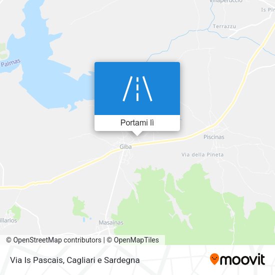 Mappa Via Is Pascais