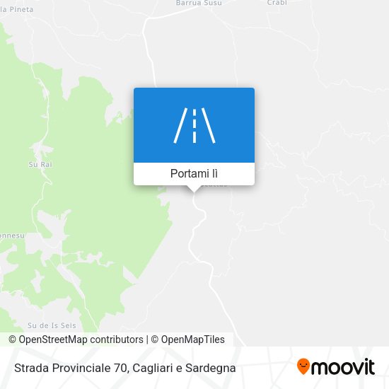 Mappa Strada Provinciale 70