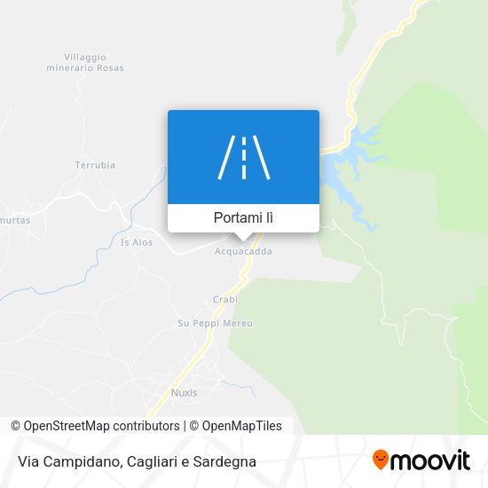 Mappa Via Campidano