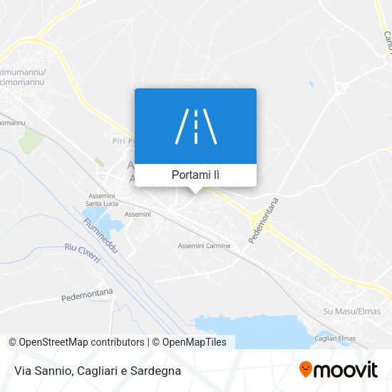 Mappa Via Sannio