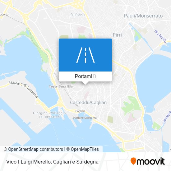 Mappa Vico I Luigi Merello
