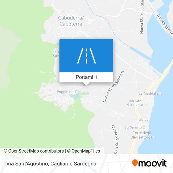 Mappa Via Sant'Agostino