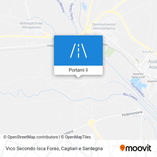 Mappa Vico Secondo Isca Foras