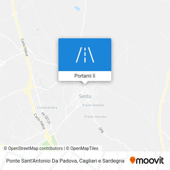 Mappa Ponte Sant'Antonio Da Padova