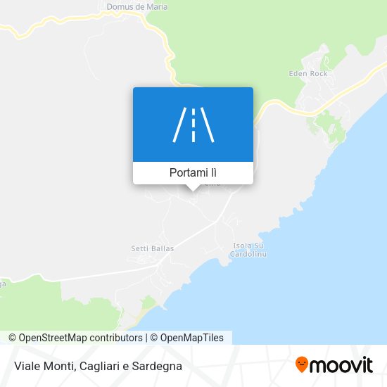 Mappa Viale Monti