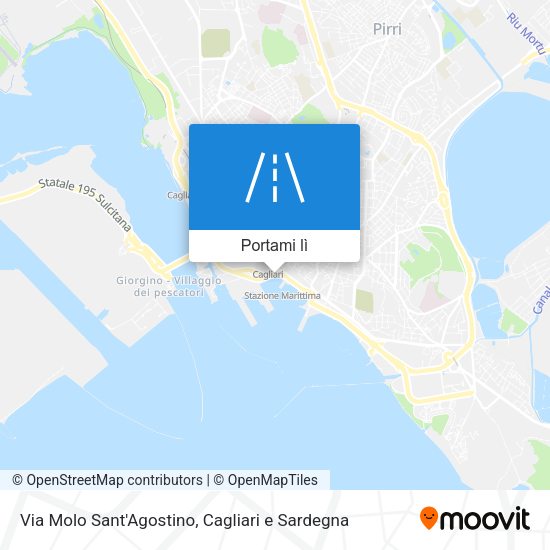 Mappa Via Molo Sant'Agostino