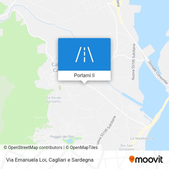 Mappa Via Emanuela Loi