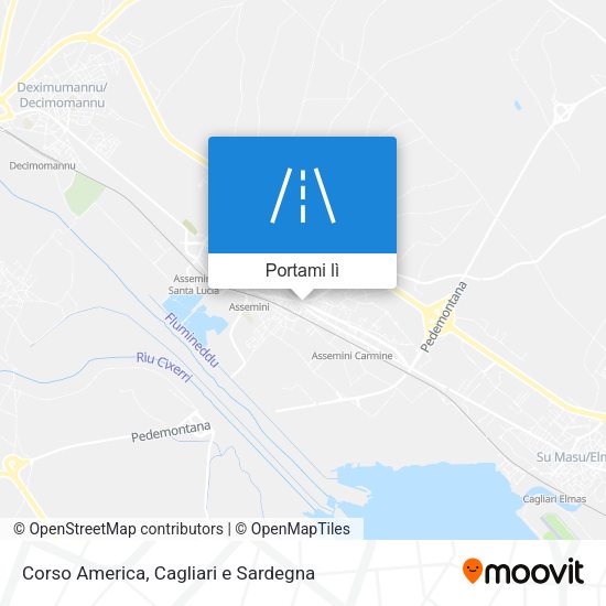 Mappa Corso America