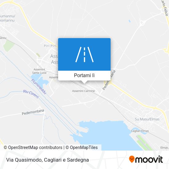 Mappa Via Quasimodo