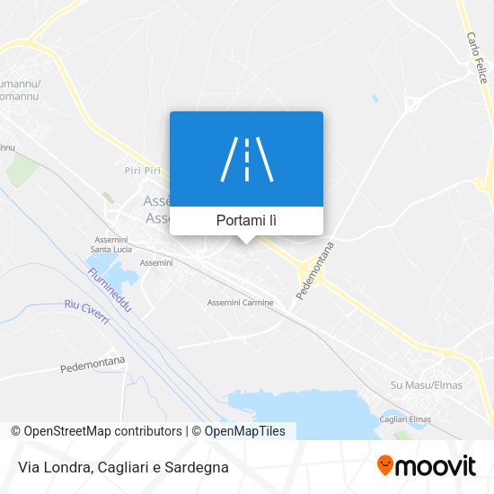 Mappa Via Londra