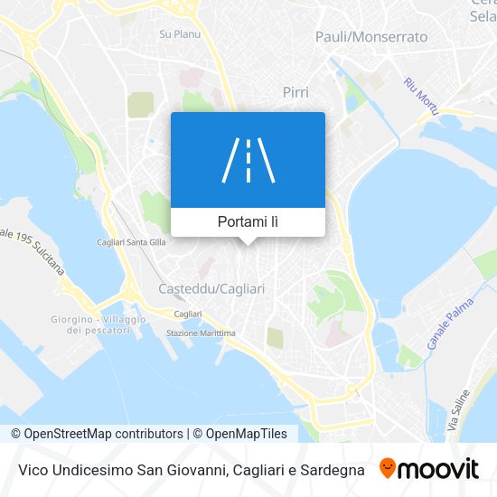 Mappa Vico Undicesimo San Giovanni