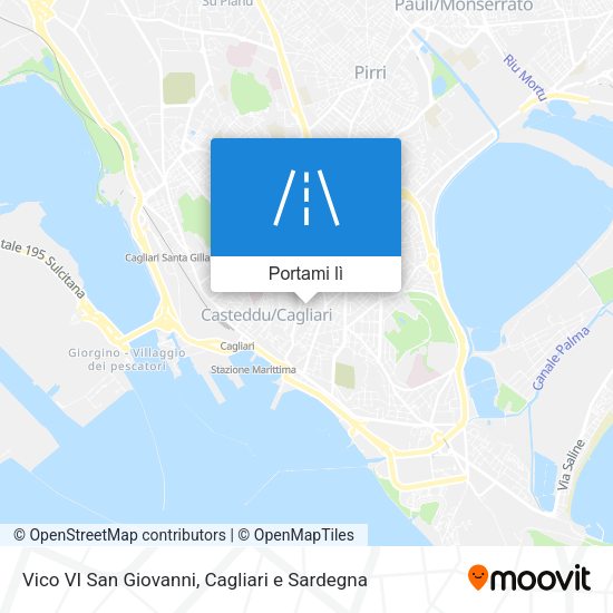 Mappa Vico VI San Giovanni