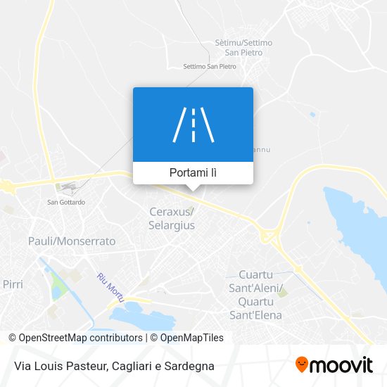 Mappa Via Louis Pasteur