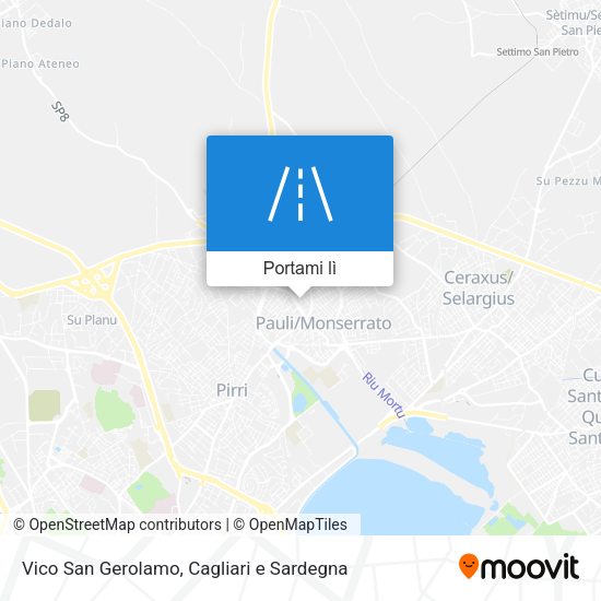 Mappa Vico San Gerolamo