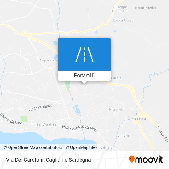 Mappa Via Dei Garofani