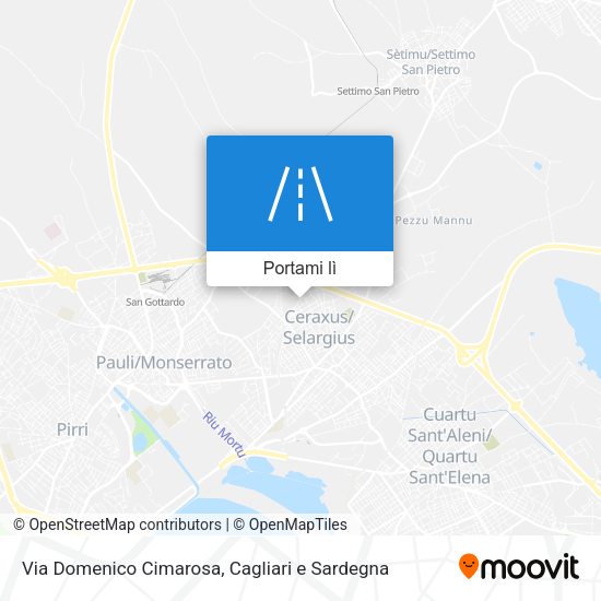 Mappa Via Domenico Cimarosa