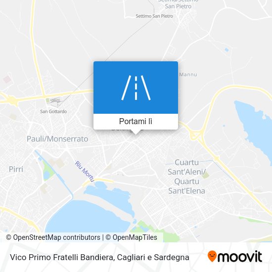 Mappa Vico Primo Fratelli Bandiera