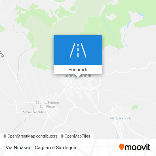 Mappa Via Ninasuni