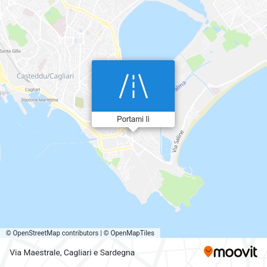 Mappa Via Maestrale