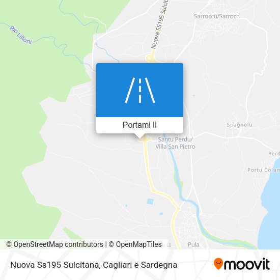 Mappa Nuova Ss195 Sulcitana