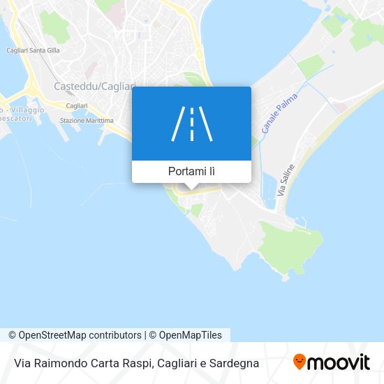 Mappa Via Raimondo Carta Raspi