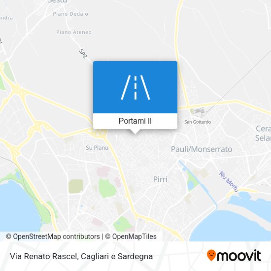 Mappa Via Renato Rascel