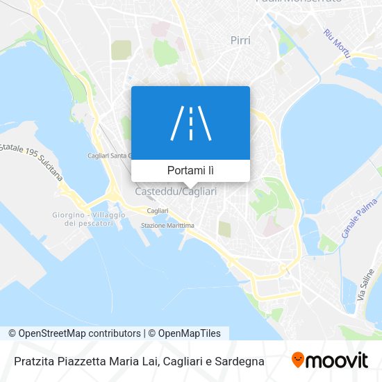 Mappa Pratzita Piazzetta Maria Lai