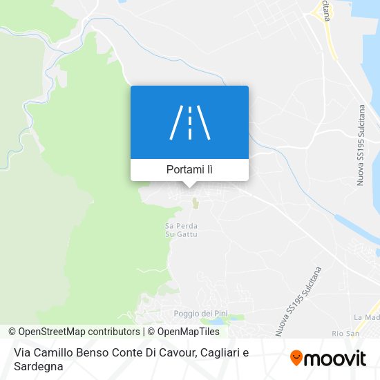Mappa Via Camillo Benso Conte Di Cavour