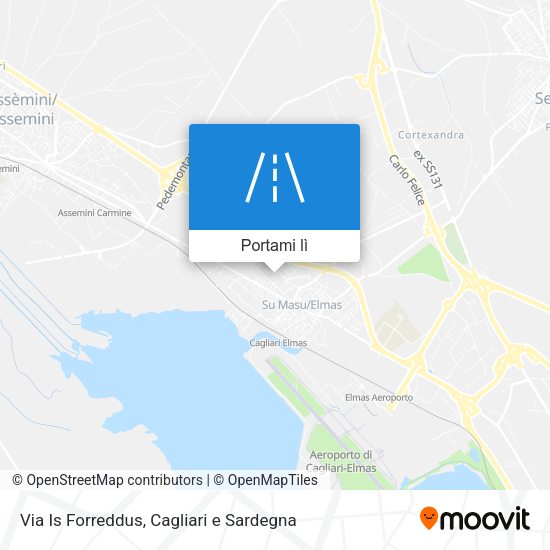 Mappa Via Is Forreddus