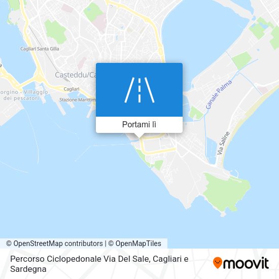 Mappa Percorso Ciclopedonale Via Del Sale