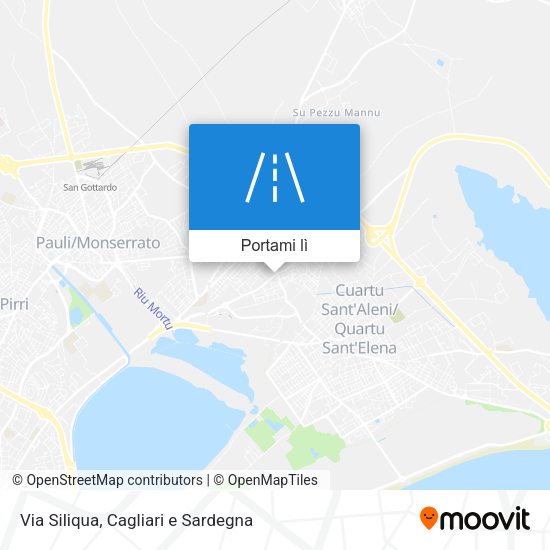 Mappa Via Siliqua